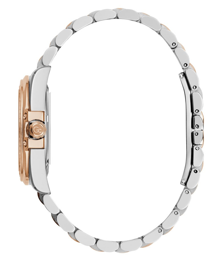 Gc Z53001L1 Bolt Lady Mid Size Women's Swiss Made Mother of Pearl Analog Watch