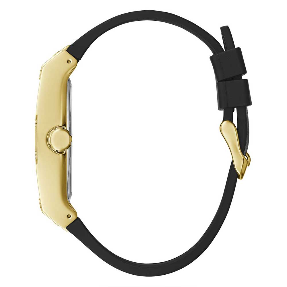 Guess Phoenix GW0202G1 Black & Gold-Tone Multifunction Analog Quartz Watch For Men