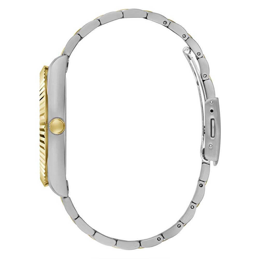 Guess GW0265G8 Quartz Analog Men’s Watch with Green Dial & Two-Tone Stainless Steel Strap