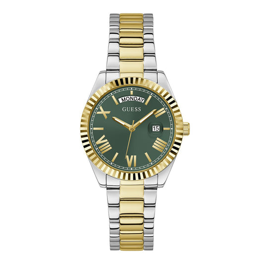 Guess GW0308L5 Quartz Analog Green Dial Women’s Watch with 2-Tone Stainless Steel Strap