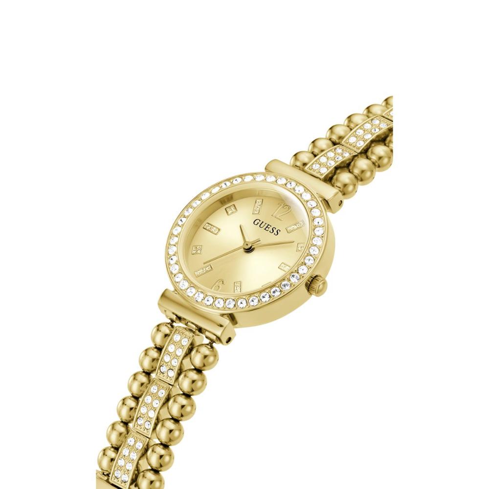Guess GW0401L2 Quartz Analog Gold-Tone Women’s Watch with Champagne Dial