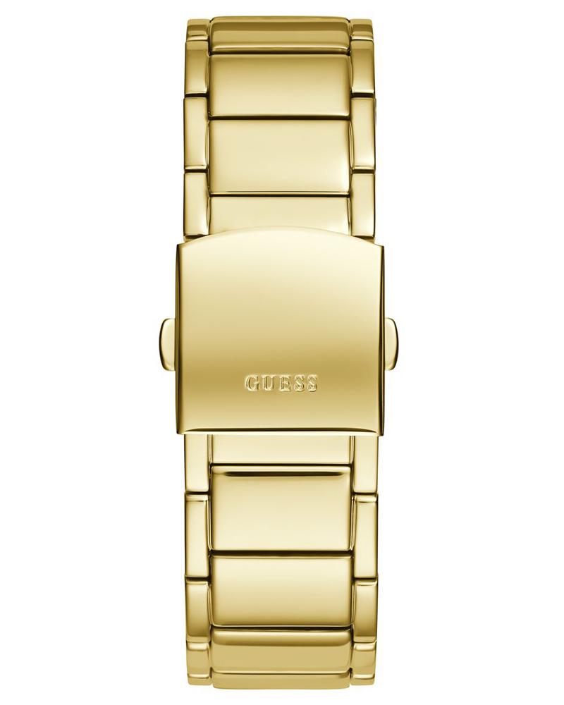 Guess GW0456G3 Quartz Analog Green Dial Men’s Watch with Gold-Tone Stainless Steel Strap