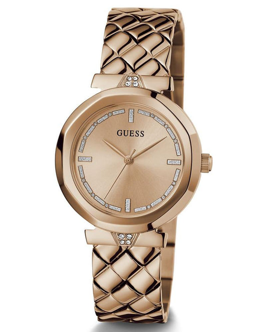Guess GW0613L3 Quartz Analog Rose Gold Women’s Watch with Stainless Steel Strap