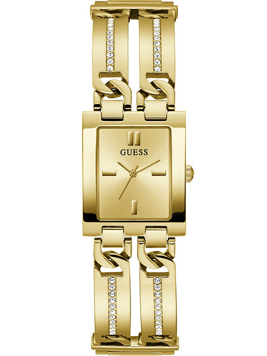 GUESS GW0668L2 Quartz Women’s Gold-Tone Analog Watch with Champagne Dial