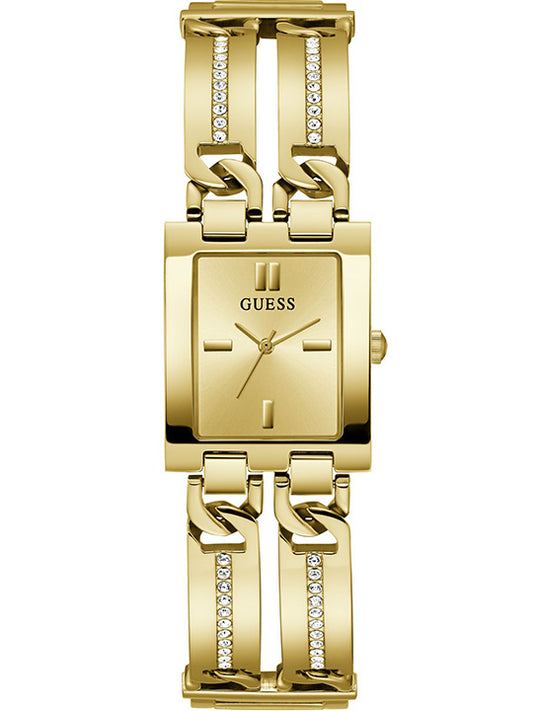 GUESS GW0668L2 Quartz Women’s Gold-Tone Analog Watch with Champagne Dial