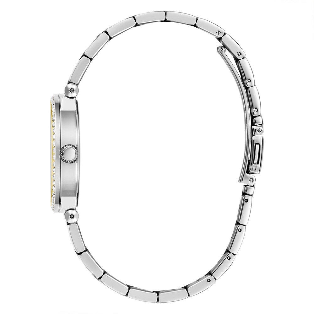 Guess GW0686L2 Guess Fawn Two-Tone Silver & Gold Women Green Dial Analog Quartz Watch