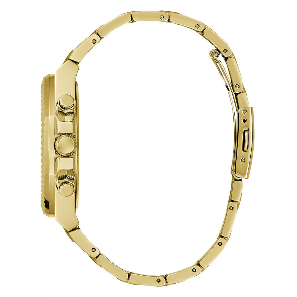 GUESS GW0703G2 Quartz Men’s Gold-Tone Multi-Function Watch with Green Dial