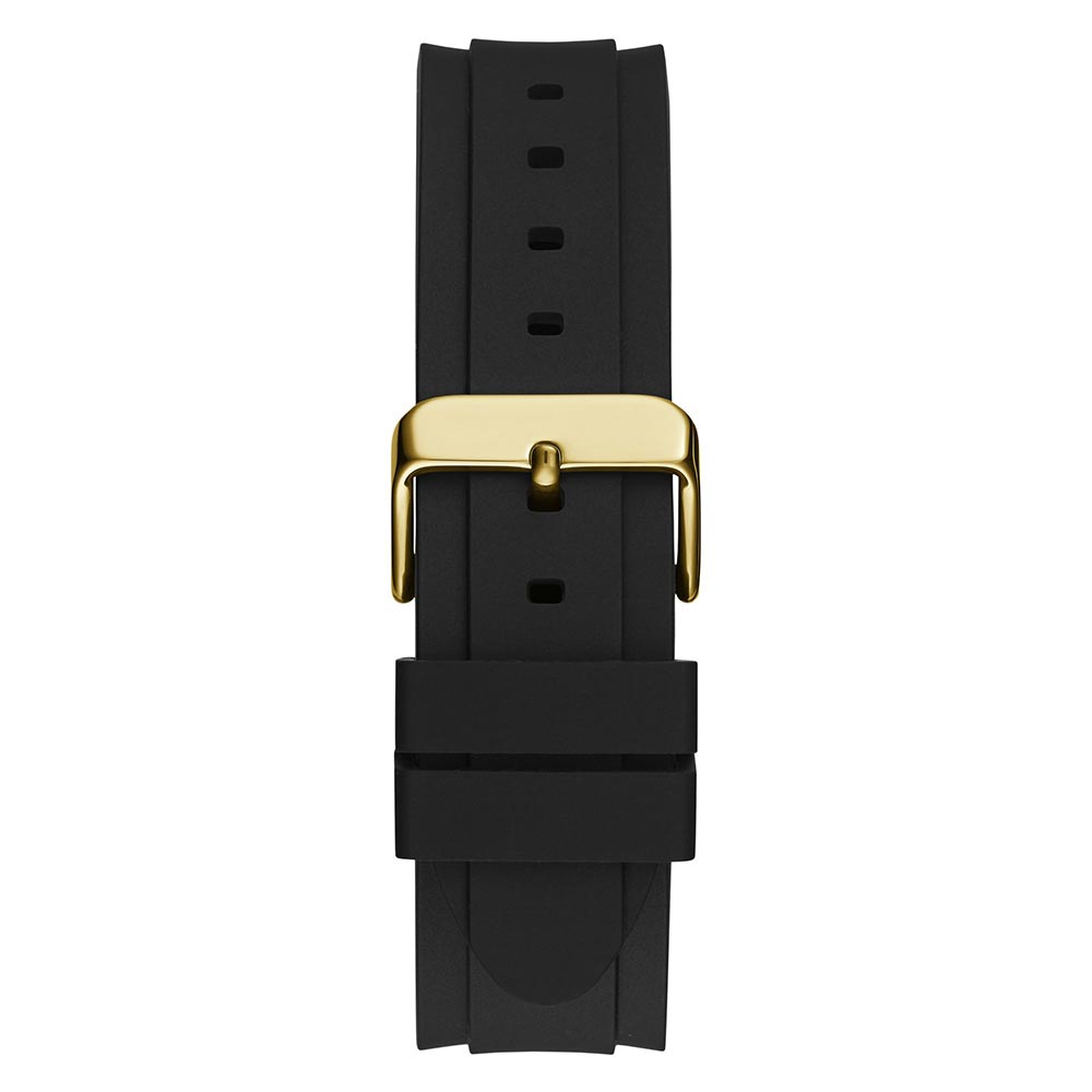 Guess GW0708G2 Quartz Analog Green Dial Men’s Watch with Black Silicone Strap