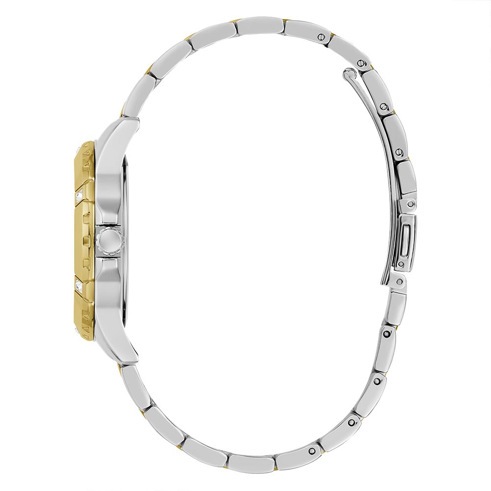 GUESS GW0723L1 Quartz Women’s Mist 2-Tone Analog Watch with Green Dial & Stainless Steel Strap