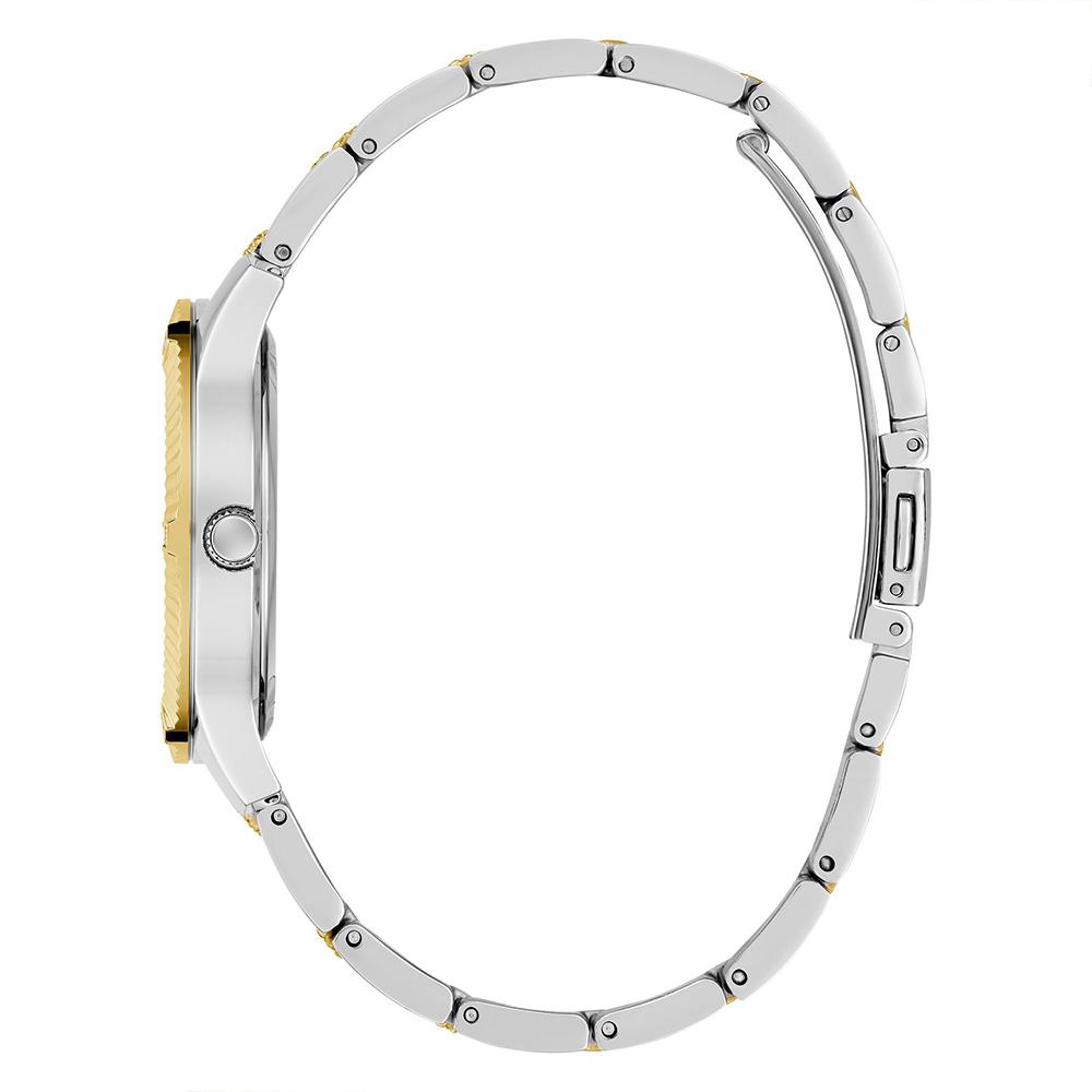 GUESS GW0765L1 Quartz Women’s Starstruck Silver-Tone Analog Watch with Silver Dial & Two-Tone Strap
