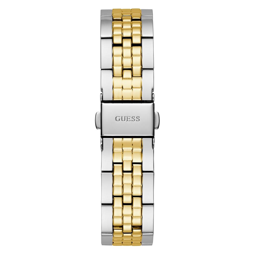 GUESS GW0765L1 Quartz Women’s Starstruck Silver-Tone Analog Watch with Silver Dial & Two-Tone Strap