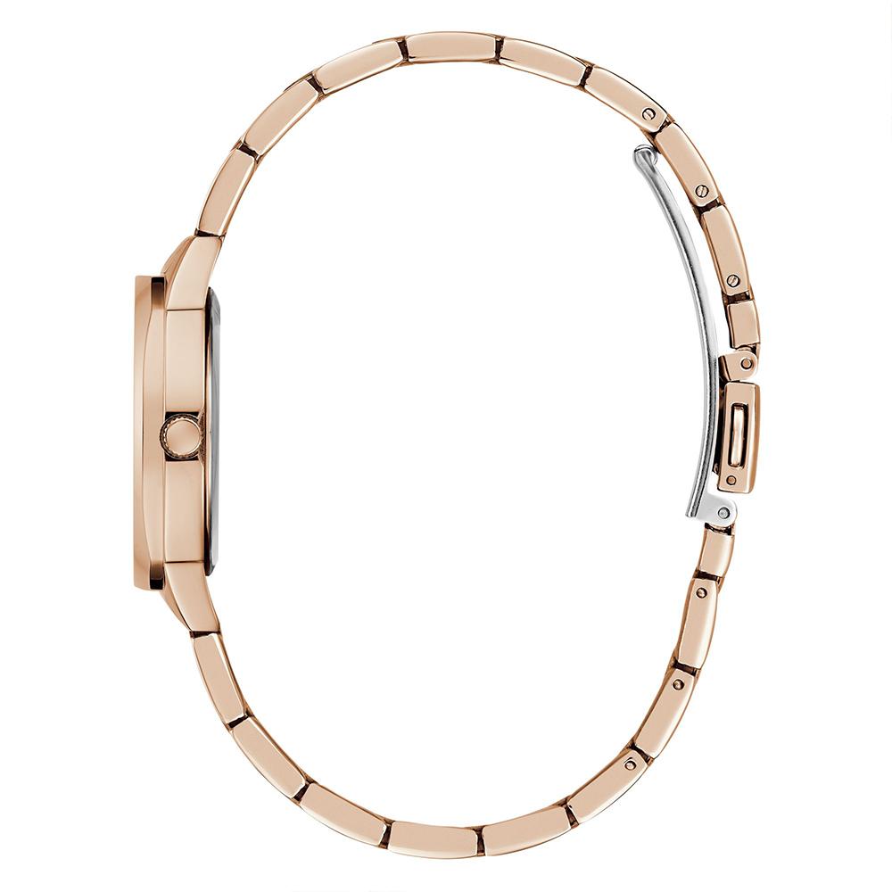 GUESS GW0767L3 Quartz Women’s Charlotte Rose-Gold Analog Watch with White Dial