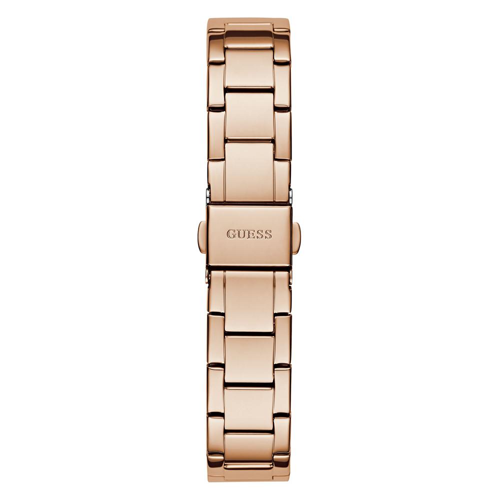 GUESS GW0767L3 Quartz Women’s Charlotte Rose-Gold Analog Watch with White Dial
