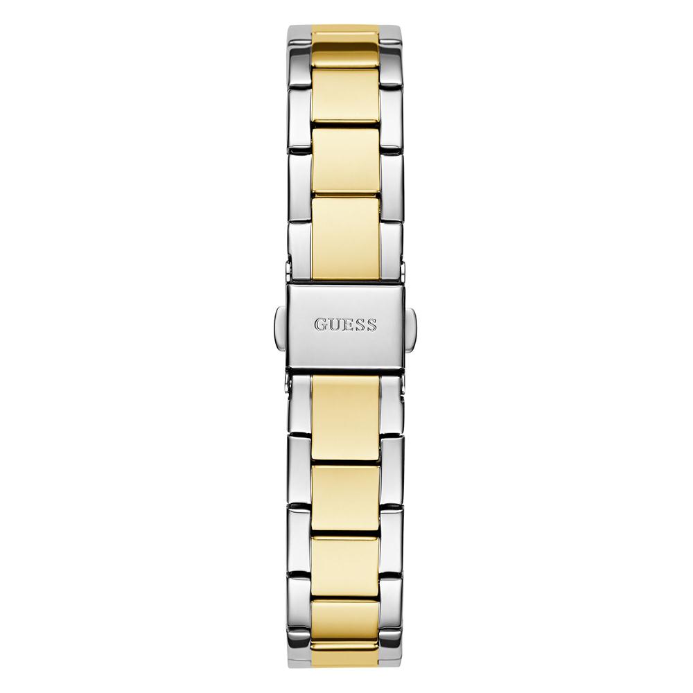 GUESS GW0767L4 Quartz Women’s Charlotte Two-Tone Analog Watch with Green Dial & Stainless Steel Strap