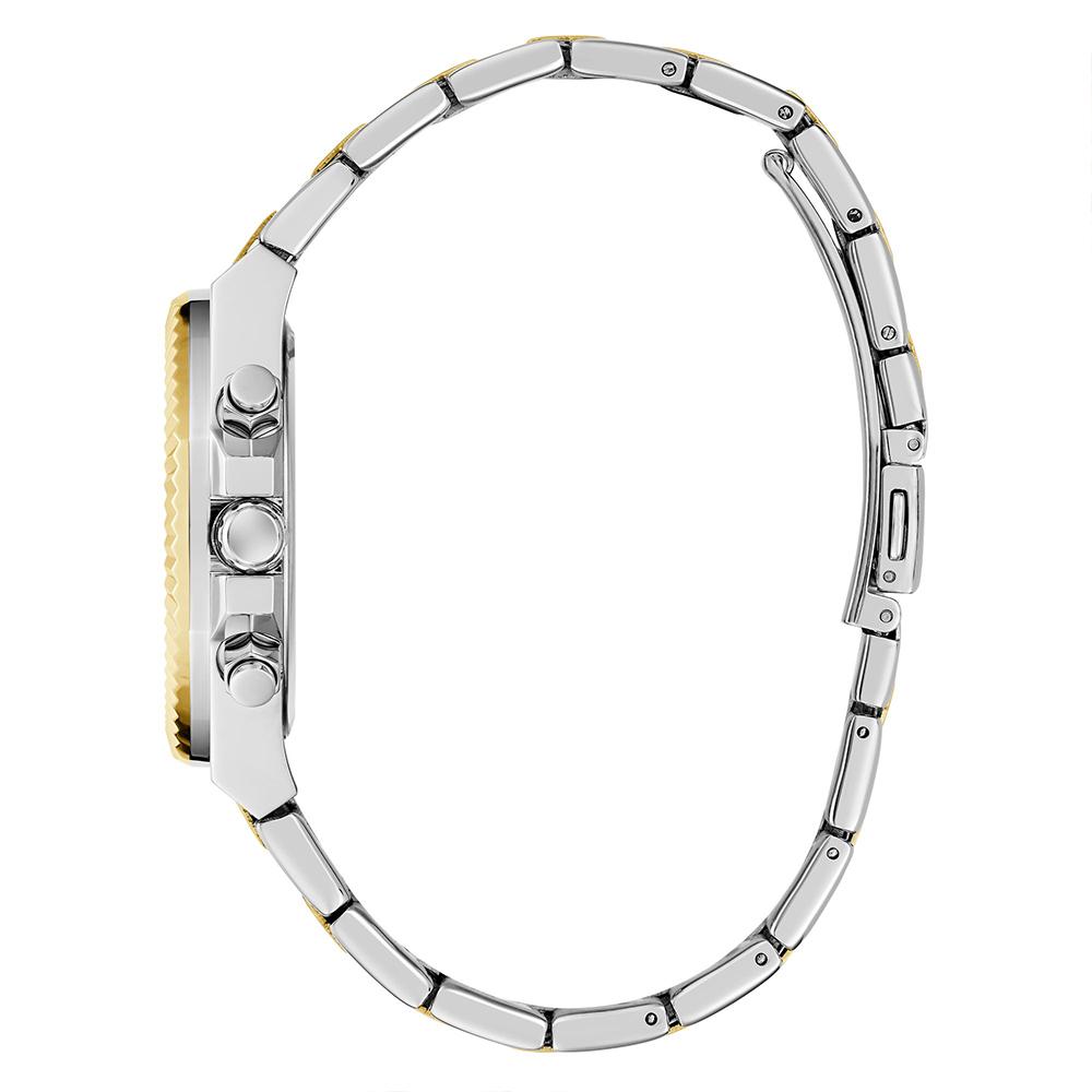 GUESS GW0769L3 Quartz Women’s Equality Two-Tone Multi-Function Watch with Silver Dial