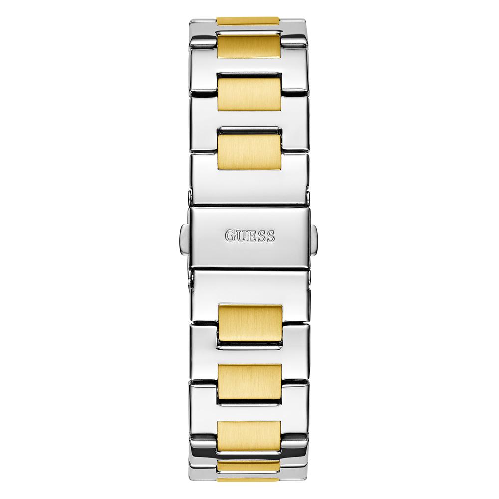 GUESS GW0769L3 Quartz Women’s Equality Two-Tone Multi-Function Watch with Silver Dial