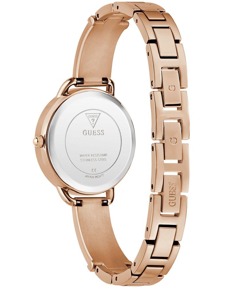 GUESS GW0914L3 Quartz Women’s Tri Bellini Rose-Gold Analog Watch with Crystal Accents & Stainless Steel Strap