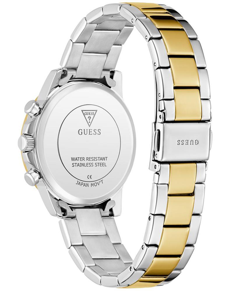 GUESS GW0933L7 Quartz Women’s Bailey Two-Tone Multi-Function Watch with Green Sunray Dial & Stainless Steel Strap