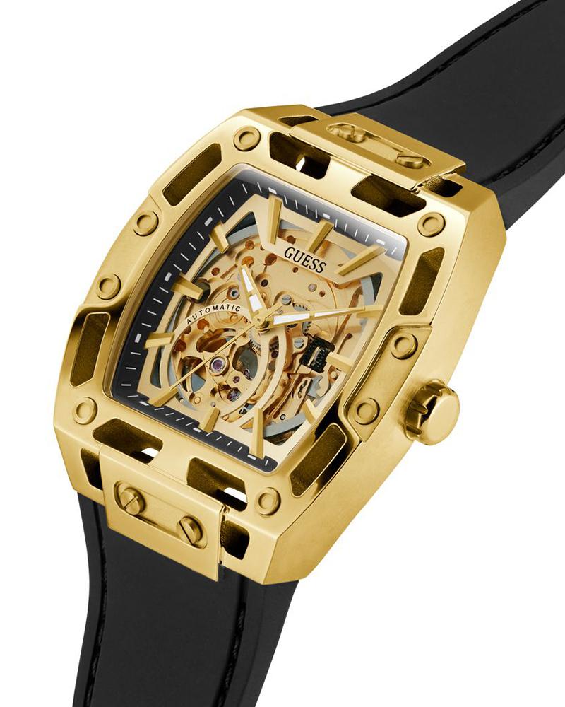 Guess GW0980G2 Men Automatic Champagne Dial Gold-Tone Stainless Steel Phoenix Watch
