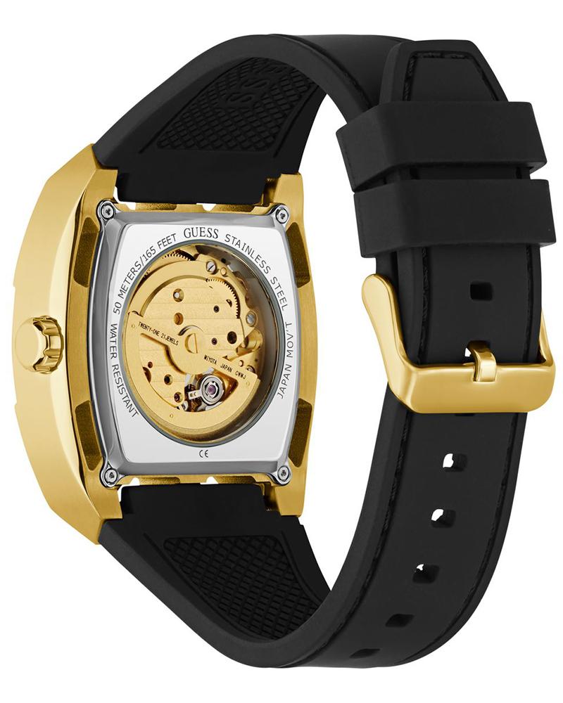 Guess GW0980G2 Men Automatic Champagne Dial Gold-Tone Stainless Steel Phoenix Watch