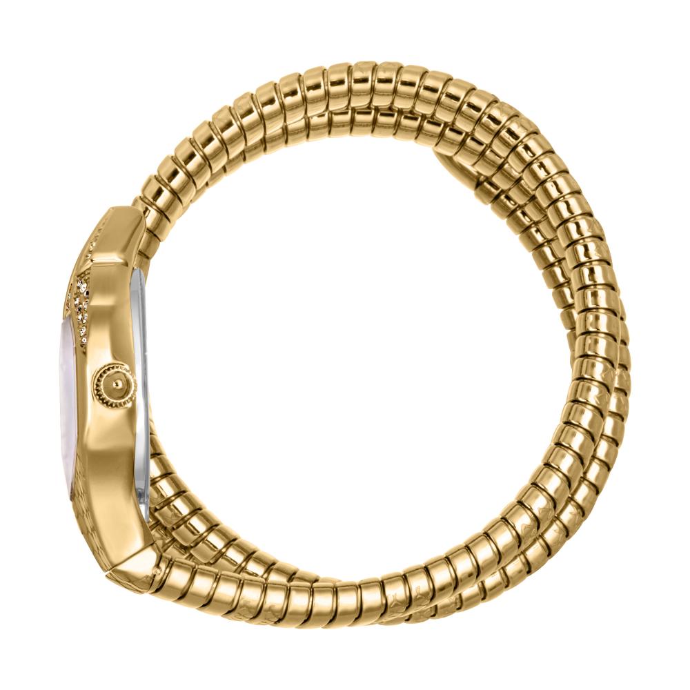Just Cavalli JC1L193M0025 Women Quartz White Mother-of-Pearl Dial Gold Stainless Steel Glam Evo 7 Watch