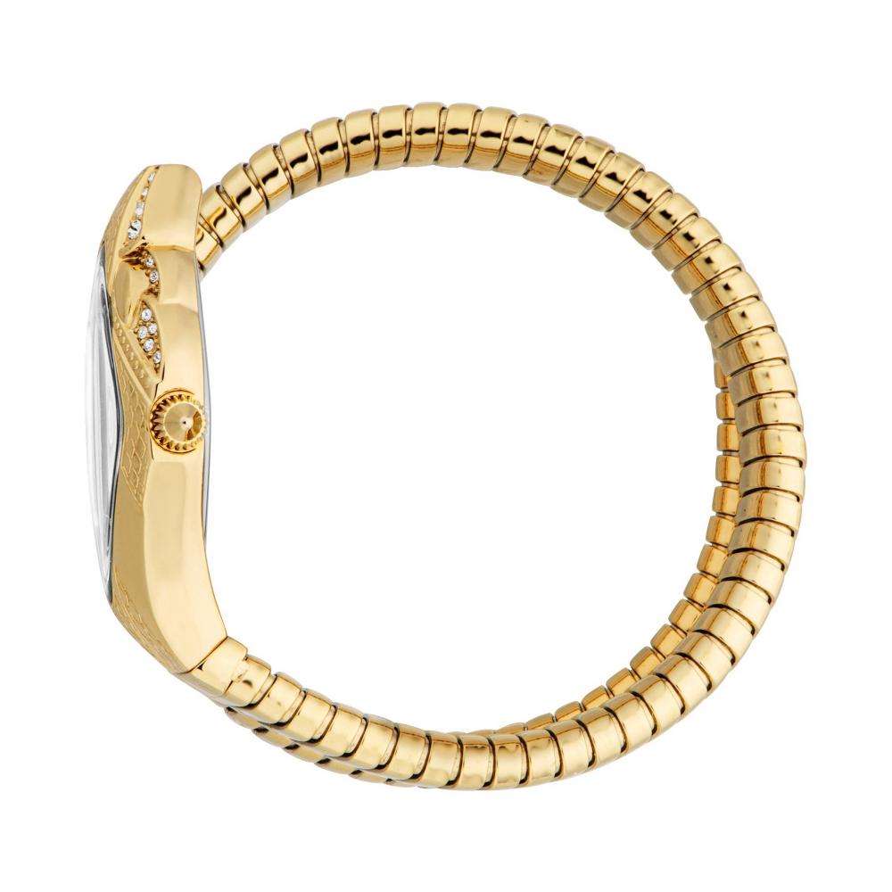 Just Cavalli JC1L306M0035 Women Quartz Silver Grey Dial Gold Stainless Steel Ferocious Watch