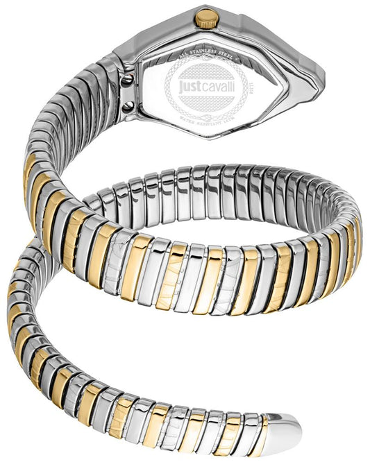 Just Cavalli JC1L358M0075 Gemma Women’s Dark Green Dial Two-Tone Stainless Steel Watch