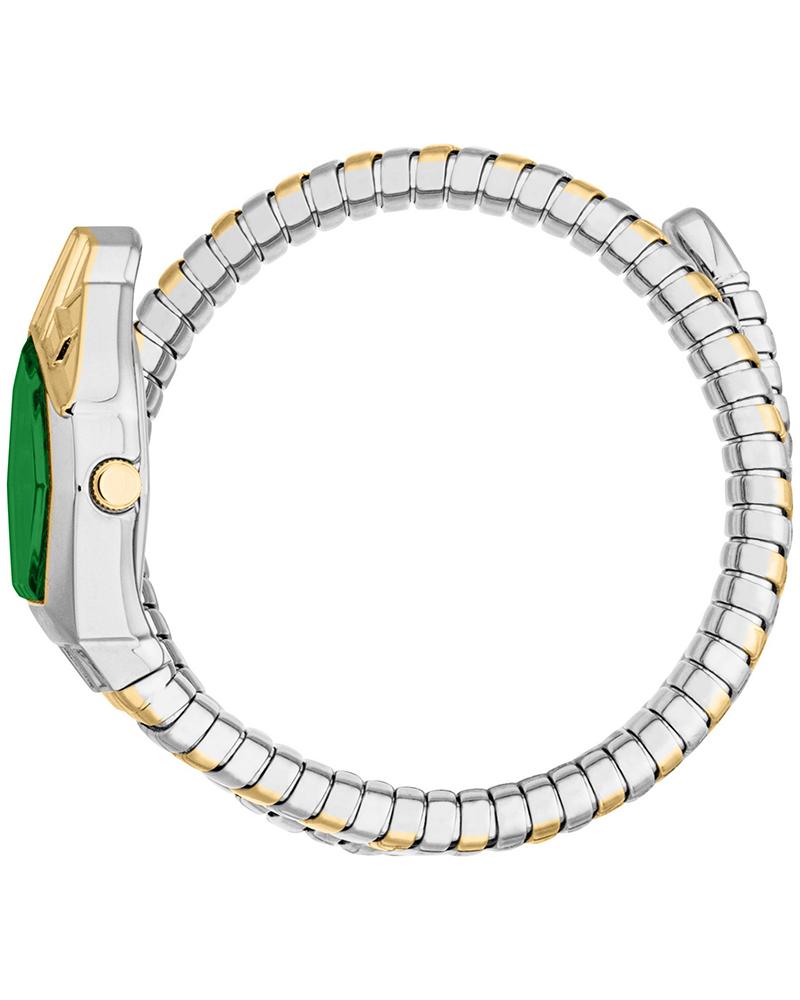 Just Cavalli JC1L358M0075 Gemma Women’s Dark Green Dial Two-Tone Stainless Steel Watch