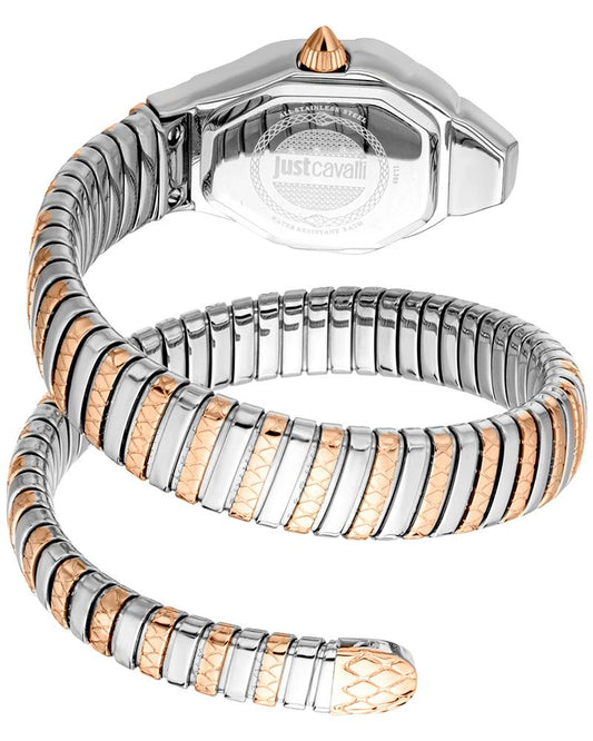 Just Cavalli JC1L369M0075 Women’s Aria Elegant White MOP Dial Two-Tone Stainless Steel Watch