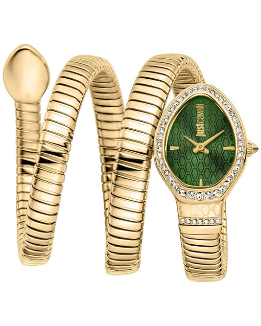 Just Cavalli JC1L372M0035 Carezza Women’s Dark Green Dial Stainless Steel Fashion Watch