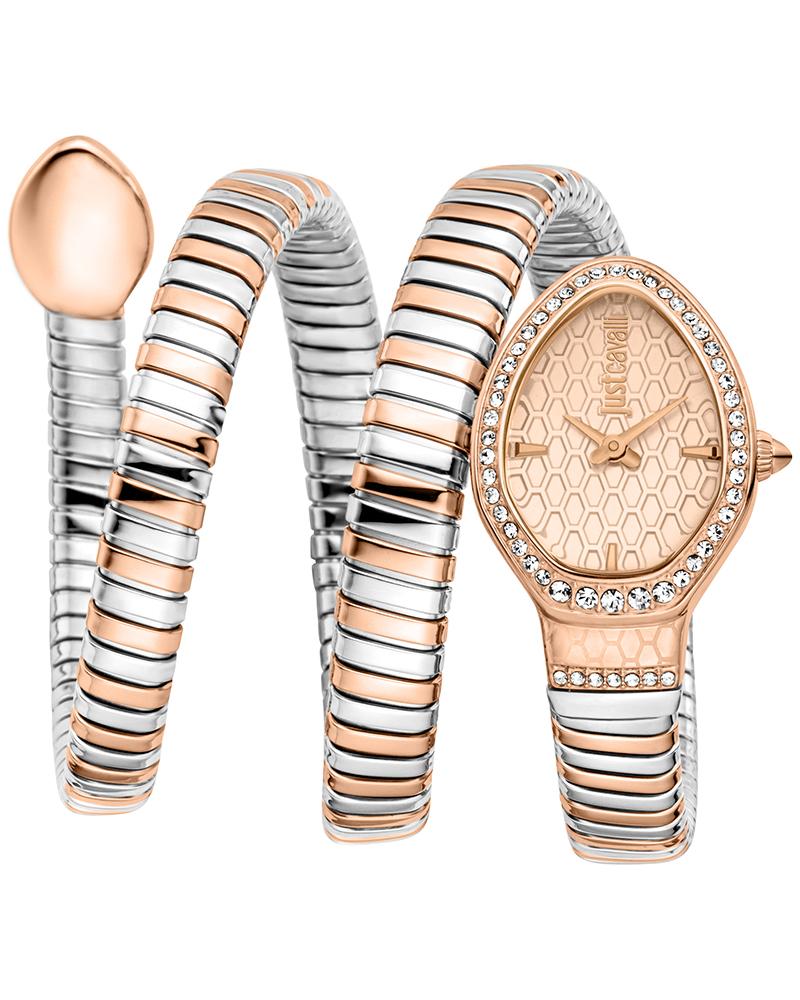Just Cavalli JC1L372M0065 Carezza Women’s Elegant Rose-Gold Stainless Steel Watch