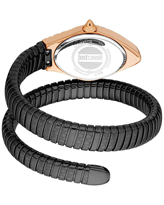 Just Cavalli JC1L373M1075 Vetra Women’s Black Dial Stainless Steel Fashion Watch