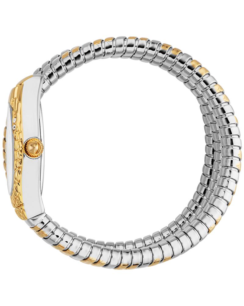 Just Cavalli JC1L374M1055 Aurela Women’s Elegant Oval Silver Dial Stainless Steel Watch