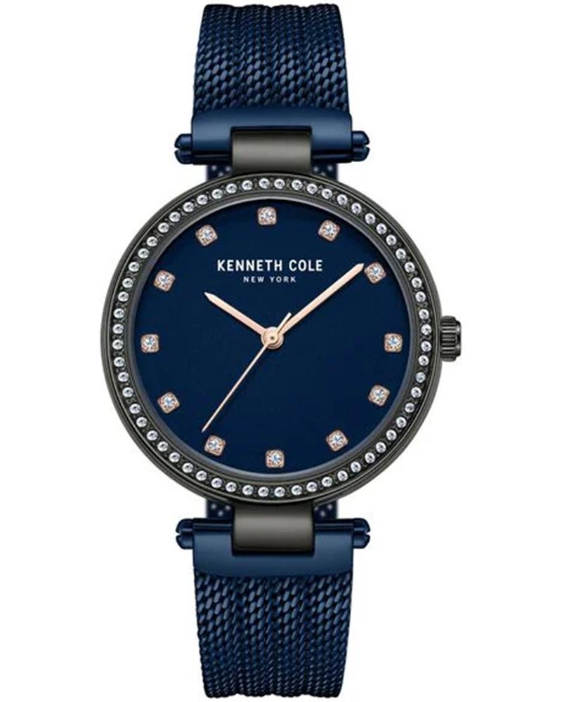 Kenneth Cole KCWLG0048504LD Quartz Women’s Blue-Dial Stainless Steel Analog Watch