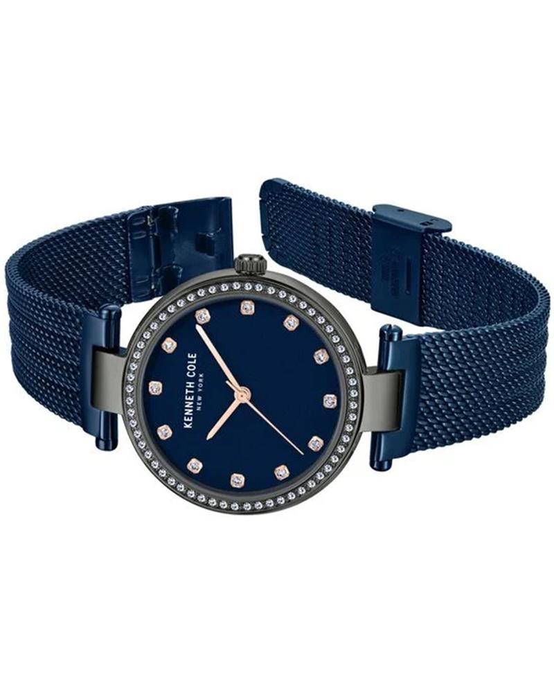 Kenneth Cole KCWLG0048504LD Quartz Women’s Blue-Dial Stainless Steel Analog Watch