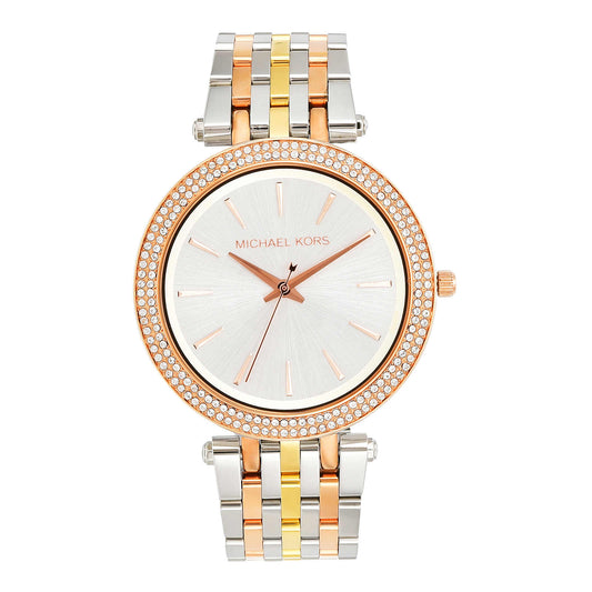 Michael Kors MK3203I Women Quartz Silver Dial Two-Tone Stainless Steel Darci Watch