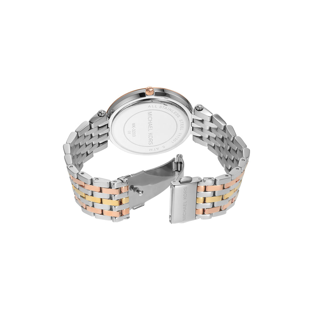 Michael Kors MK3203I Women Quartz Silver Dial Two-Tone Stainless Steel Darci Watch