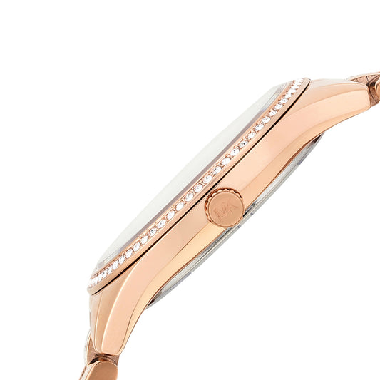 Michael Kors MK3716I Lauryn Quartz White Dial Rose Gold Stainless Steel Women's Watch