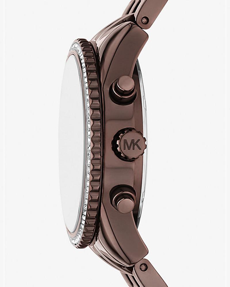 Michael Kors MK7559 Bryant Quartz Chronograph Brown Dial Brown Stainless Steel Women's Watch