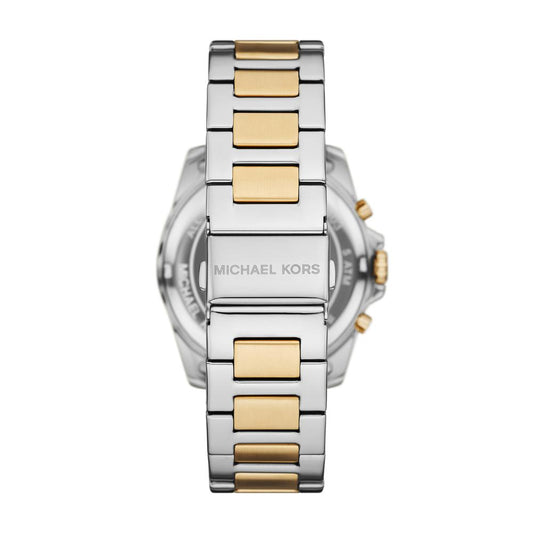 Michael Kors MK9183I Alek Quartz Chronograph Silver Dial Two-Tone Stainless Steel Men's Watch