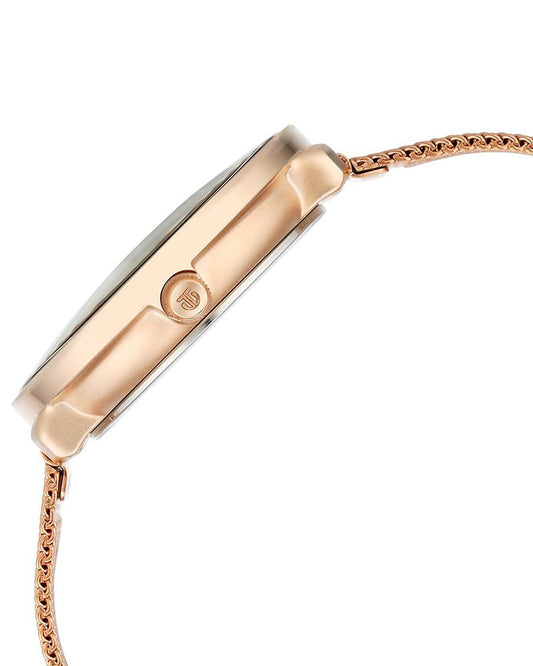 Titan 2651WM05 Neo Green Dial Multifunction Women's Rose Gold Stainless Steel Watch