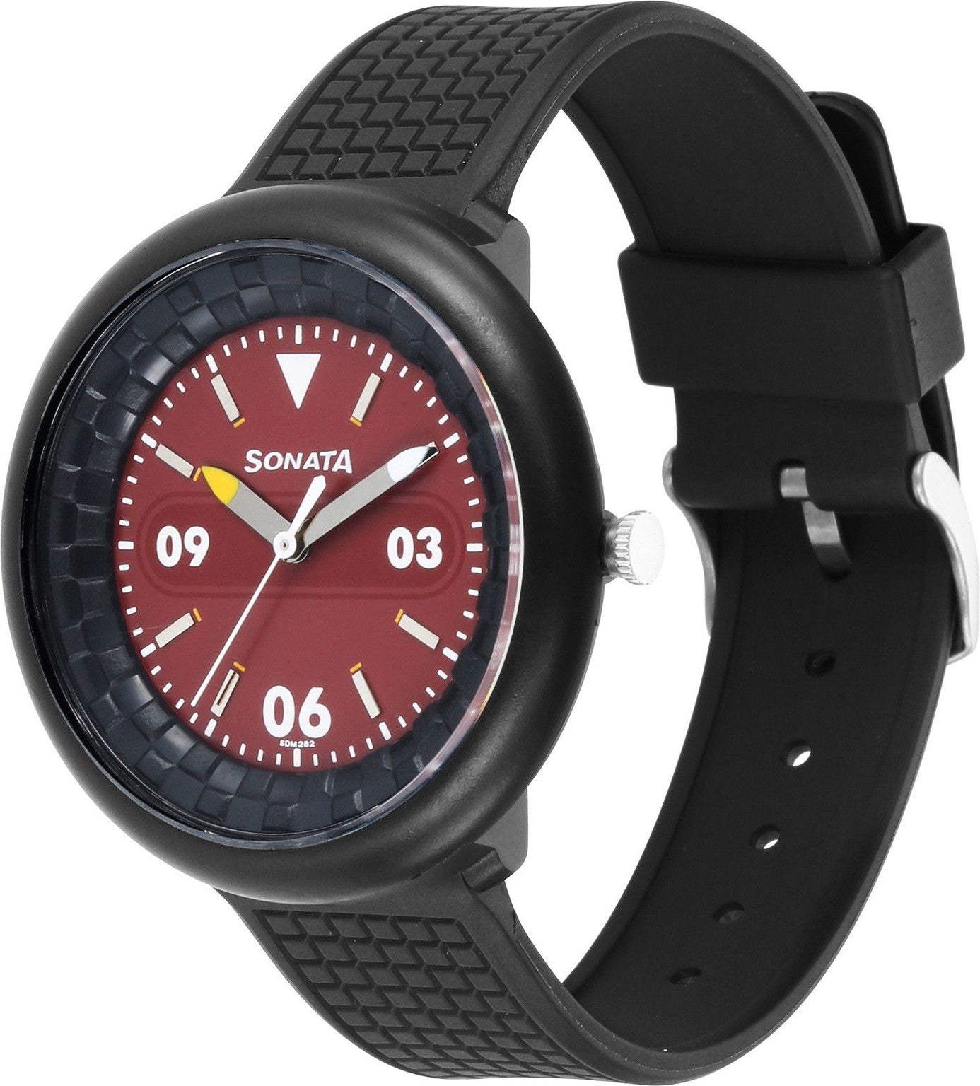 Sonata 77121PP06W F1 Plastics Analog Men’s Watch