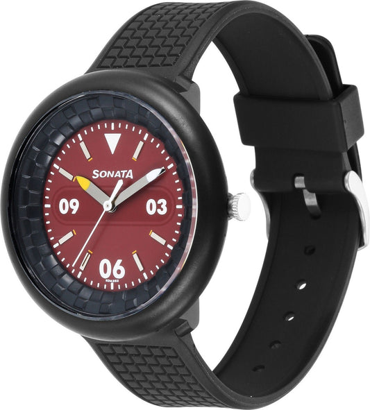 Sonata 77121PP06W F1 Plastics Analog Men’s Watch