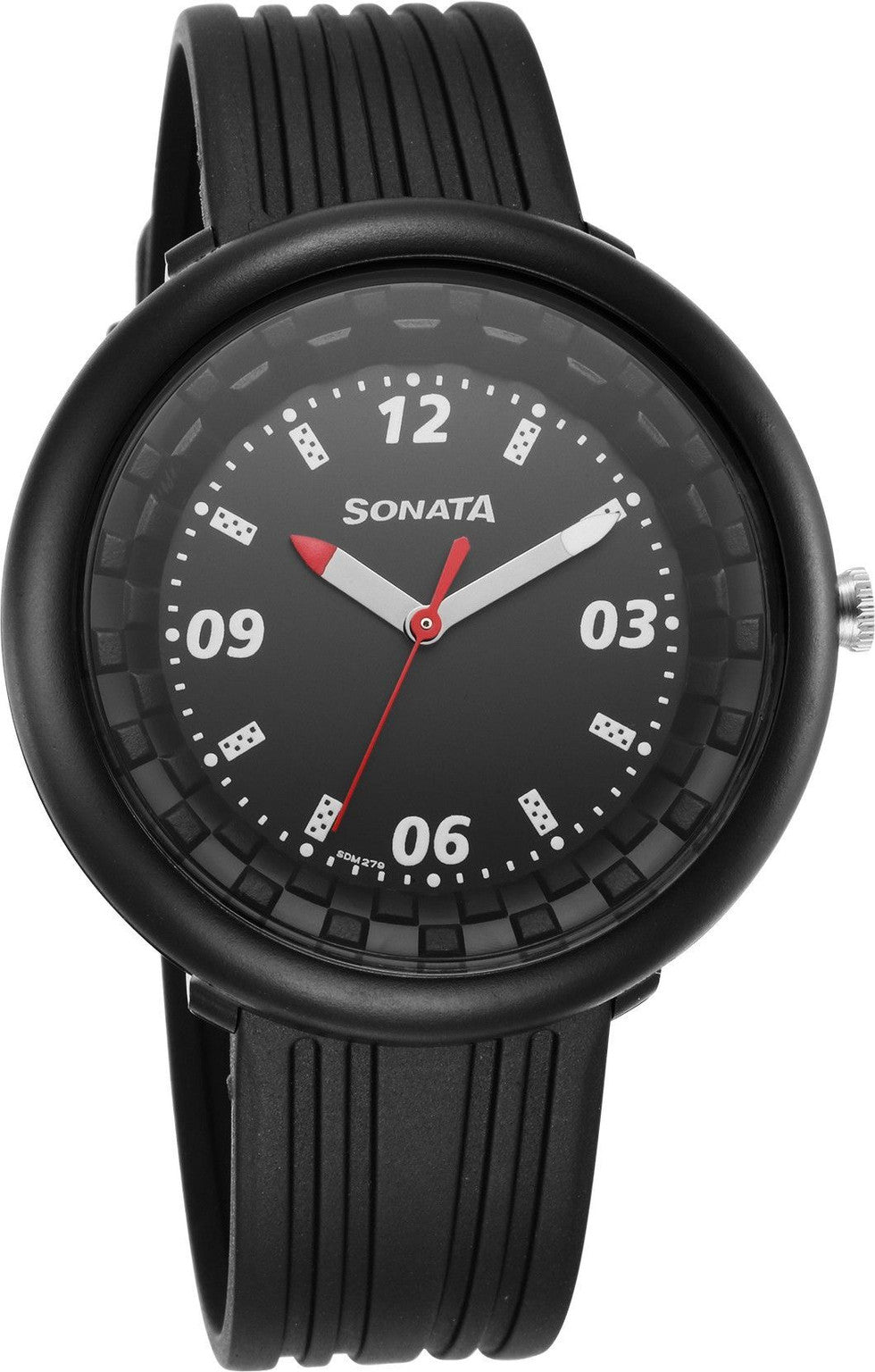 Sonata 77121PP05W F1 Plastics Analog Men’s Watch