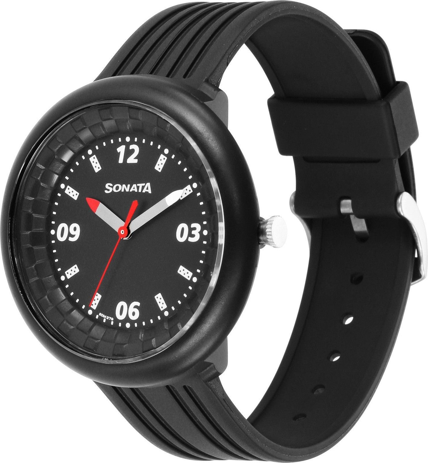 Sonata 77121PP05W F1 Plastics Analog Men’s Watch