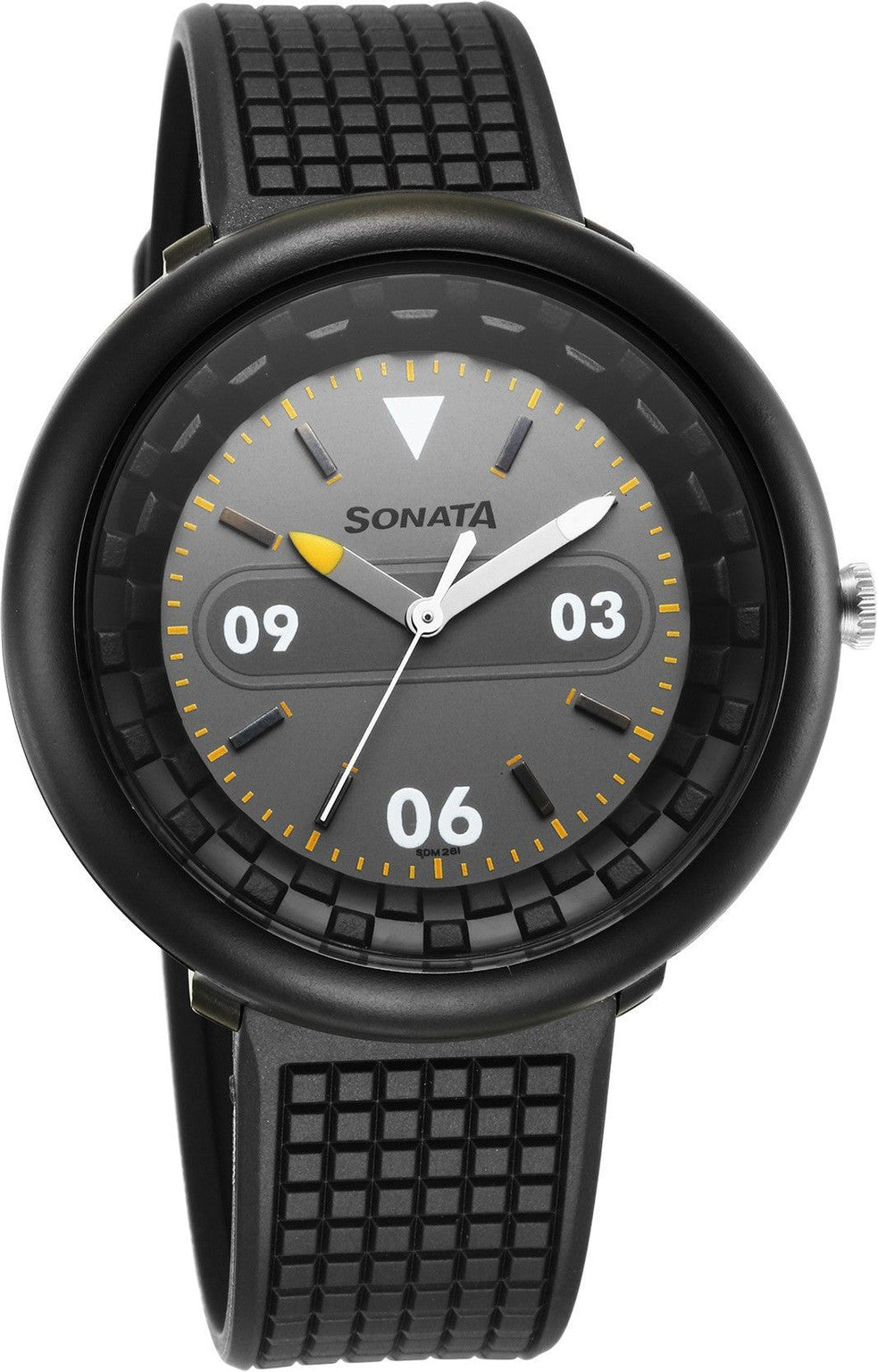 Sonata 77121PP03W F1 Plastics Analog Men’s Watch