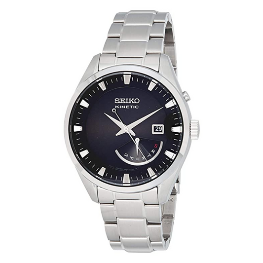 Seiko SRN045P1 Men Quartz Black Dial Stainless Steel Dress Watch