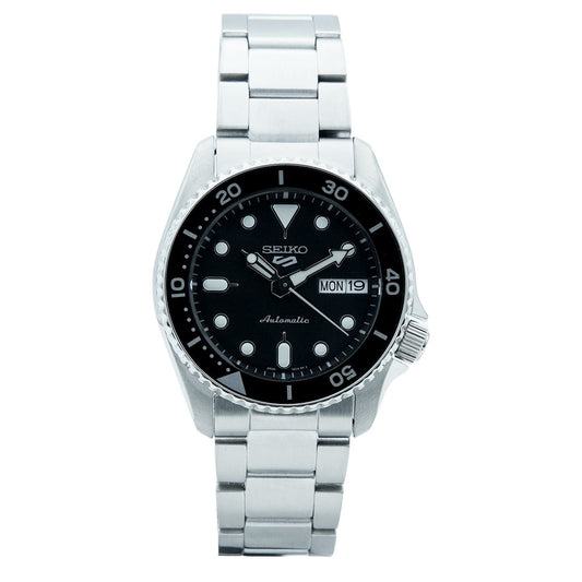 Seiko SRPD55K1 Automatic Men Black Dial Stainless Steel Bracelet Watch