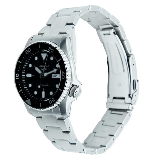 Seiko SRPD55K1 Automatic Men Black Dial Stainless Steel Bracelet Watch