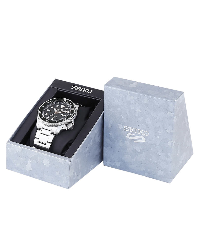 Seiko SRPD63K1 5 Sports Automatic Green Dial Stainless Steel Men's Watch